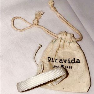 NWOT Pura Vida Thick-Band Braided Bracelet